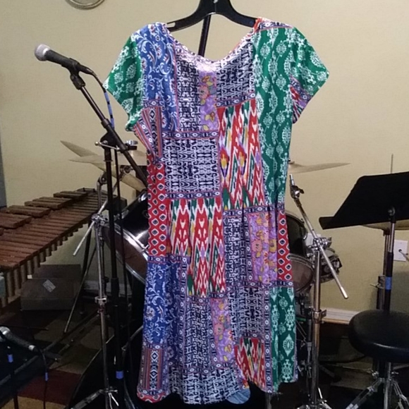 NY Collection pleated skirt dress - Picture 8 of 8